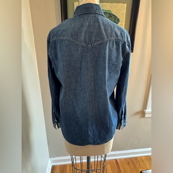 Alexa Chung for Madewell denim western shirt - S - Picture 6 of 9